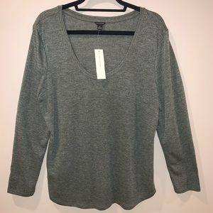 NWT Forest Green Ann Taylor Top